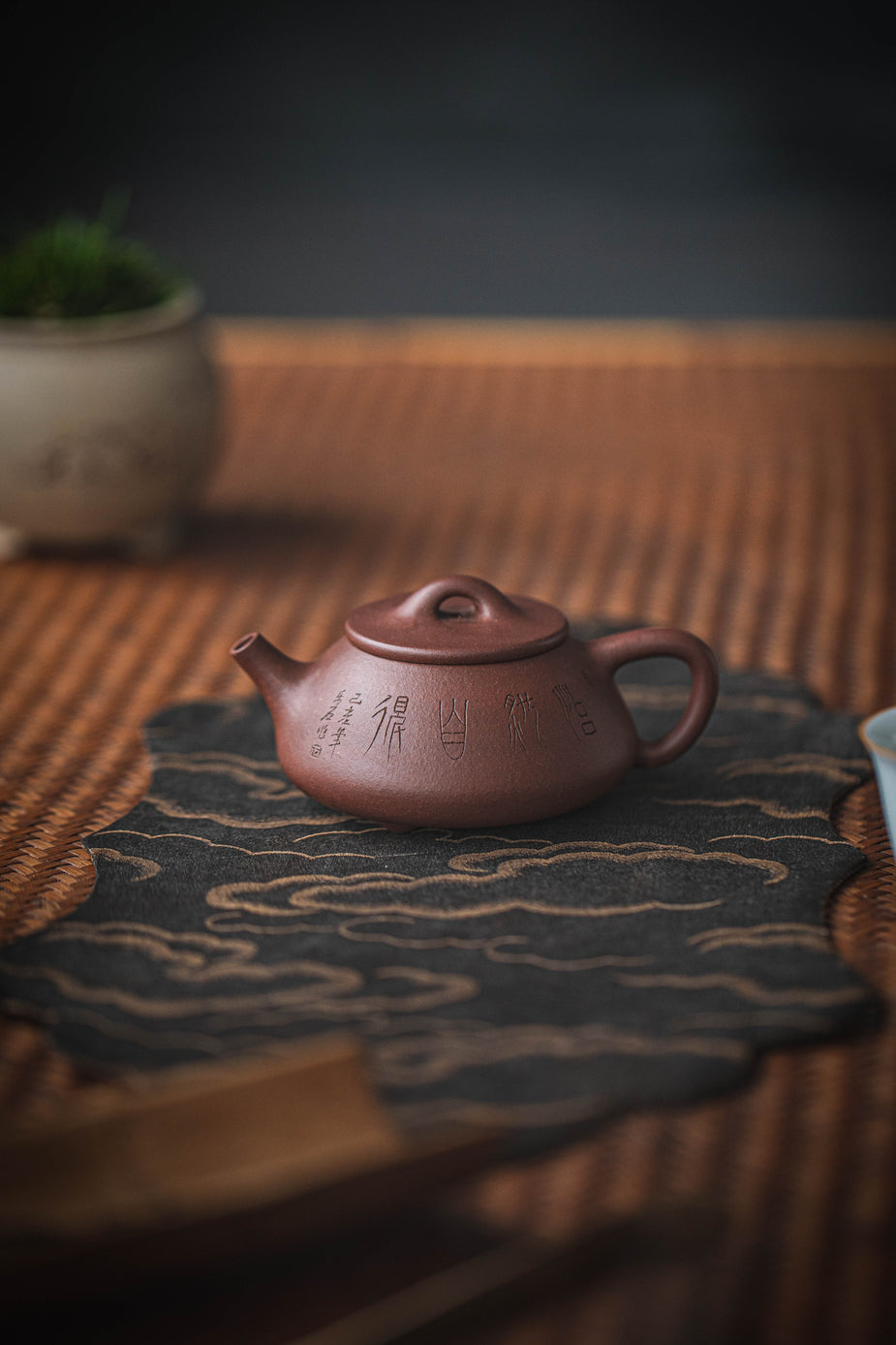 Traditional clay teapot yum cha morning ritual heritage