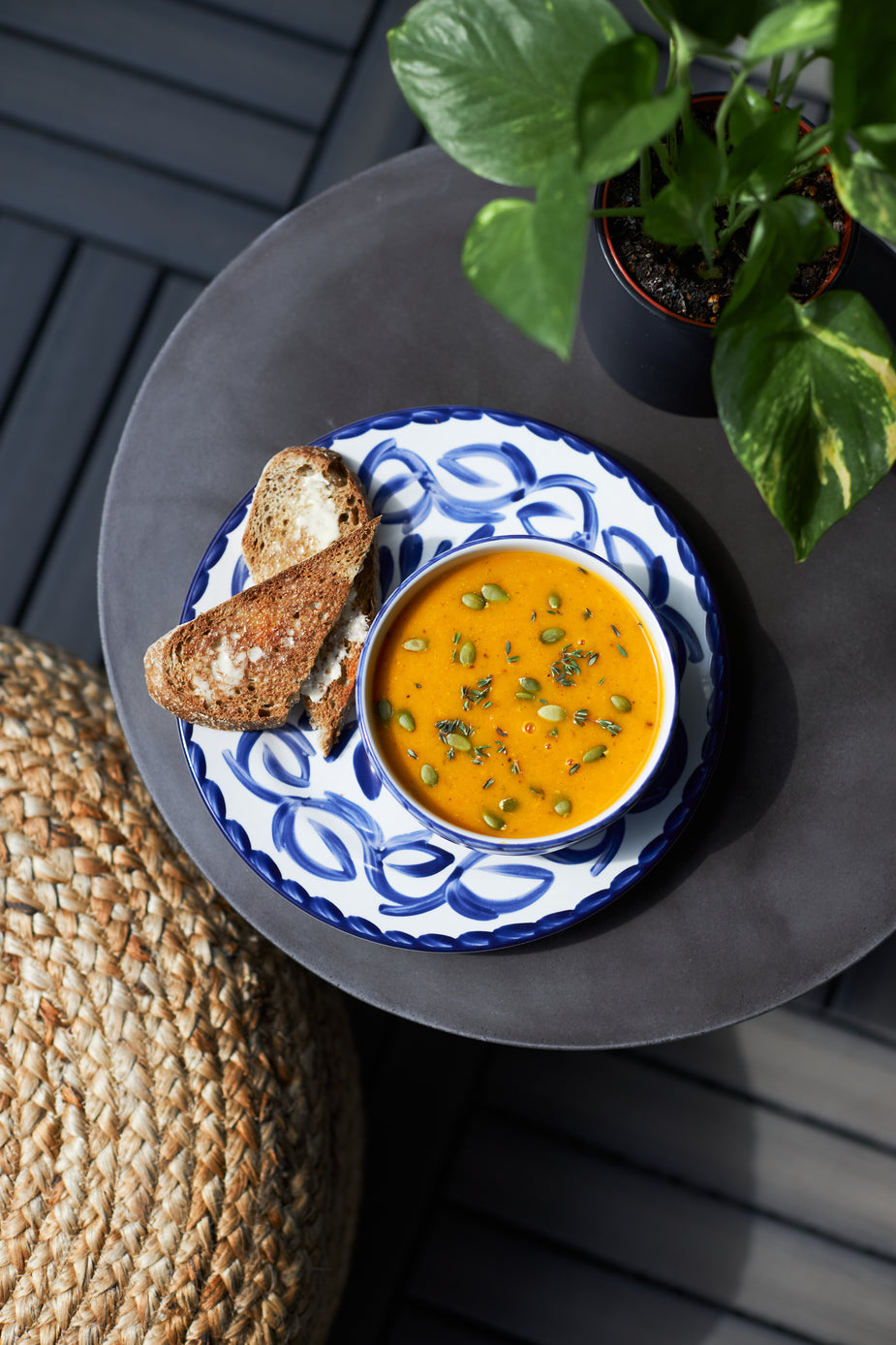 Sweet Potato Ginger Soup Recipe with Dau-Si-Do
